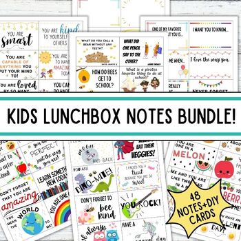 Preview of Lunchbox Notes | Test Motivation Notes | Encouraging Desk Notes | Jokes for Kids
