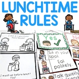 Lunchtime Lunchroom and Cafeteria Rules for Back To School