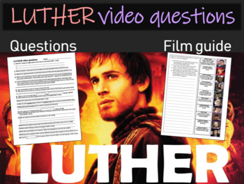 Luther Movie Questions Worksheets Teaching Resources Tpt