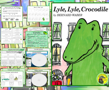 Preview of Lyle, Lyle, Crocodile - Book Companion - Vocabulary, Comprehension and More! 