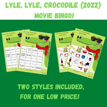 Preview of Lyle, Lyle, Crocodile Movie Bingo!