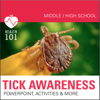 Preview of Lyme Disease: Case Studies- Tick Safety Lesson- Symptoms & Prevention