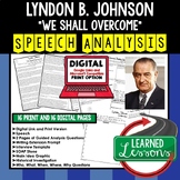 Lyndon Johnson We Shall Overcome Speech Analysis and Writi