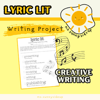 Preview of Lyric Lit | Creative Writing Project