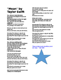 Lyrics to "Mean" by Taylor Swift