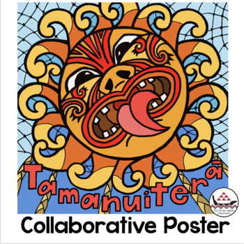 Preview of Māui and the Sun Collaborative Poster (Tamanuiterā)