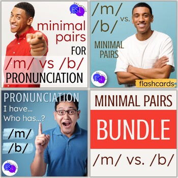 Preview of M B Minimal Pairs for Adult Pronunciation BUNDLE