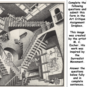 Preview of M.C. Escher Art Critique (Microsoft)