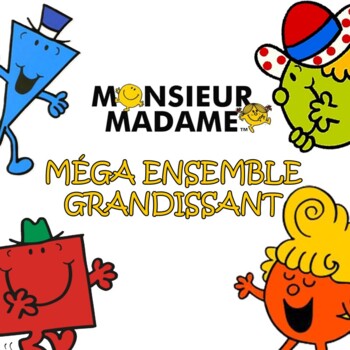 Preview of MÉGA ENSEMBLE GRANDISSANT - Monsieur Madame