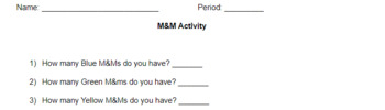 Preview of M&M Activity Bundle