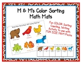 Brown Bear and Friends M & M Color Sorting Math Mat