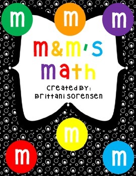 Preview of M & M Math Book:Graphing, Add / Subtract, Count By's, 10 Frames, Patterns, etc.