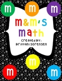 M & M Math Book:Graphing, Add / Subtract, Count By's, 10 F