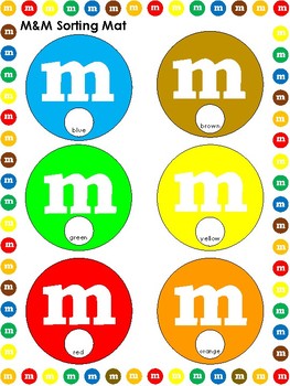 M&Ms Outline for Classroom / Therapy Use - Great M&Ms Clipart