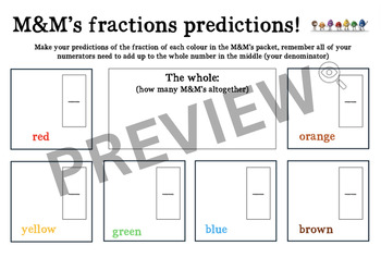 Preview of M&M fractions