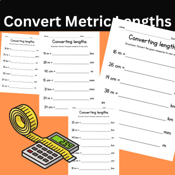 Preview of M etric C onversions Scavenger Hunt #1: Converting Metric Units of Length