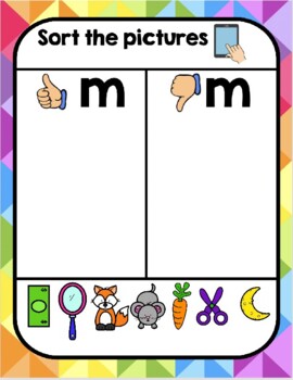 Preview of M sort activity