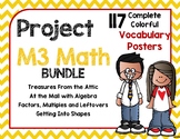 M3 Math Vocabulary Posters Bundle