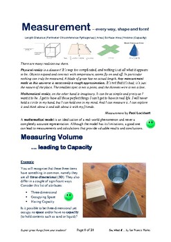 Preview of M3 Measuring: Volume and Capacity