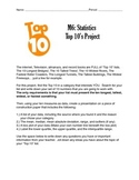 M6 Statistics Project - Top 10!