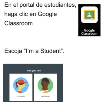 Preview of Instrucciones a Google Classroom