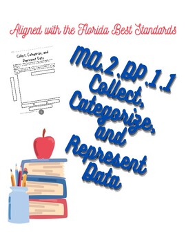 Preview of MA.2.DP.1.1 Florida Best Standards Worksheets Packet