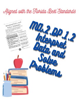 Preview of MA.2.DP.1.2 Florida Best Standards Worksheets Packet