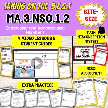 Preview of MA.3.NSO.1.2 | B.E.S.T. Bite-size | Videos, Printables, Assessment, & MORE!