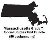 Massachusetts Grade 7 Social Studies Unit  (56 WORD ASSIGNMENTS)