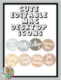 Editable MAC Desktop Icons/Folders