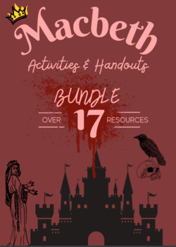 Preview of MACBETH ACTIVITIES / HANDOUTS BUNDLE (OVER 17 RESOURCES!)