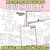 MACBETH CROSSWORDS BUNDLE (answer keys included)