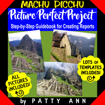 Preview of Research Project Based Learning Report Template: Machu Picchu Incas Peru History