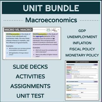 Preview of MACROECONOMICS | Unit Bundle (Intro to Economics)