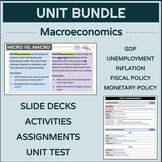 MACROECONOMICS | Unit Bundle (Intro to Economics)