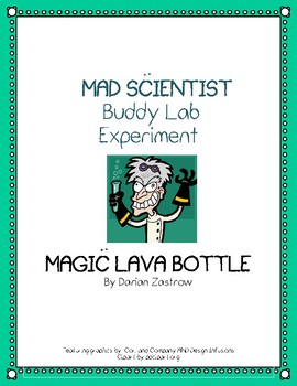Preview of MAD SCIENTIST Buddy Lab Experiment: Magic Lava Bottle
