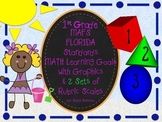 MAFS FLA FIRST GRADE Math Learning Goals with 2 SETS of RUBRICS & DOK Levels
