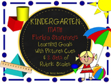MAFS FLA KINDERGARTEN Math Learning Goals with 2 SETS of R