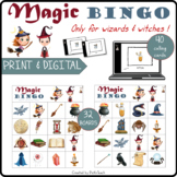 MAGIC BINGO for WIZARDS 32 boards, flashcards, slideshow..