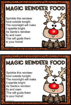 Magic Reindeer Food by Elementary at HEART | Teachers Pay Teachers