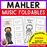 Music Composer Worksheets - MAHLER Biography Research and 