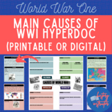 MAIN Causes of WWI Hyperdoc (NO PREP!)
