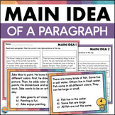 MAIN IDEA 2nd Grade Reading Comprehension Task Cards Works