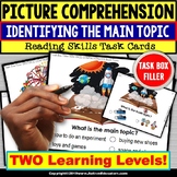 MAIN TOPIC Task Cards - TASK BOX FILLER - Special Educatio