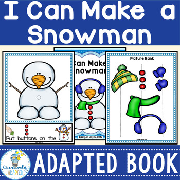 Preview of WINTER BUILD A SNOWMAN-ADAPTED BOOK