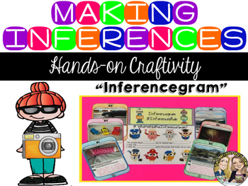 Preview of Making Inferences Craftivity Inferencegram Style!