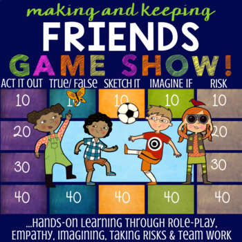 Preview of MAKING & KEEPING FRIENDS: Social Skills Friendship Counseling Lesson | Digital