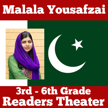 Preview of MALALA YOUSAFZAI Readers Theater Theatre 3rd 4th 5th 6th Grade Womens History