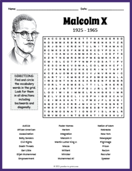 malcolm x biography questions