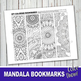 MANDALA BOOKMARKS Color-In Bookmark - Happy Mother's Day  